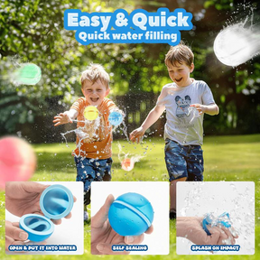 Soak-Zone Refillable Water Balloons