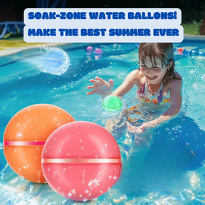 Soak-Zone Refillable Water Balloons