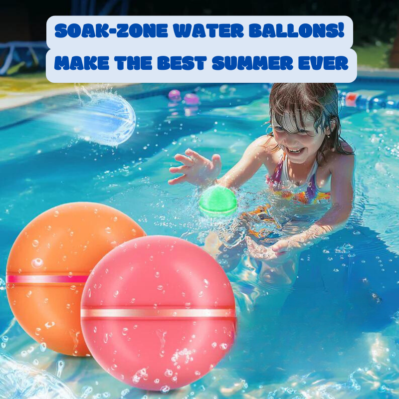 Soak-Zone Refillable Water Balloons